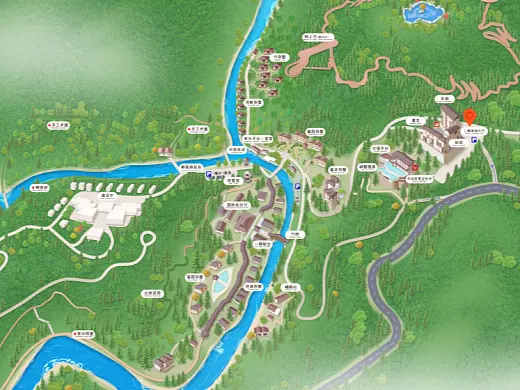 零陵结合景区手绘地图智慧导览和720全景技术，可以让景区更加“动”起来，为游客提供更加身临其境的导览体验。